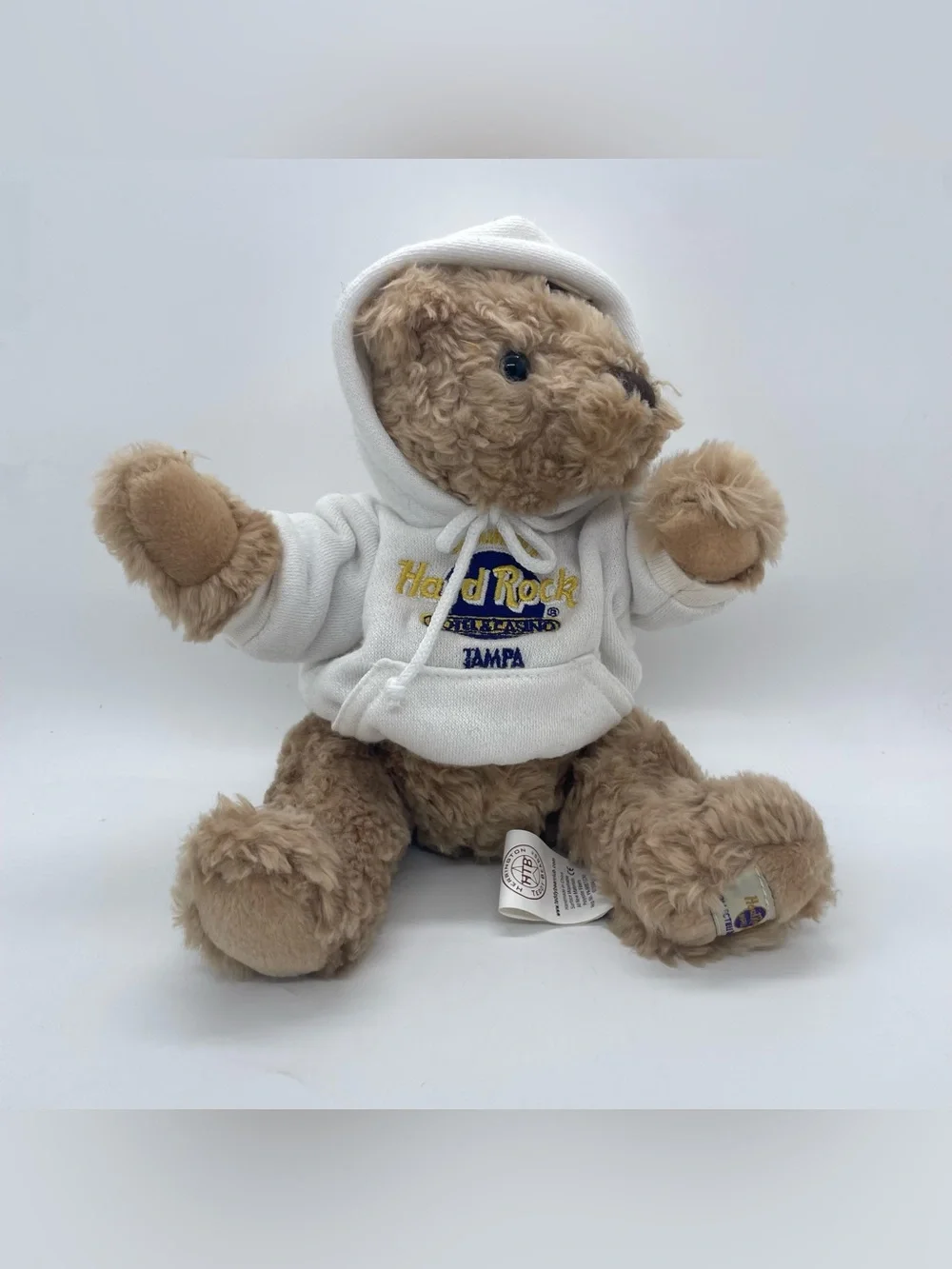 Hard Rock Hotel Casino Tulsa Plush Brown Teddy Bear 8